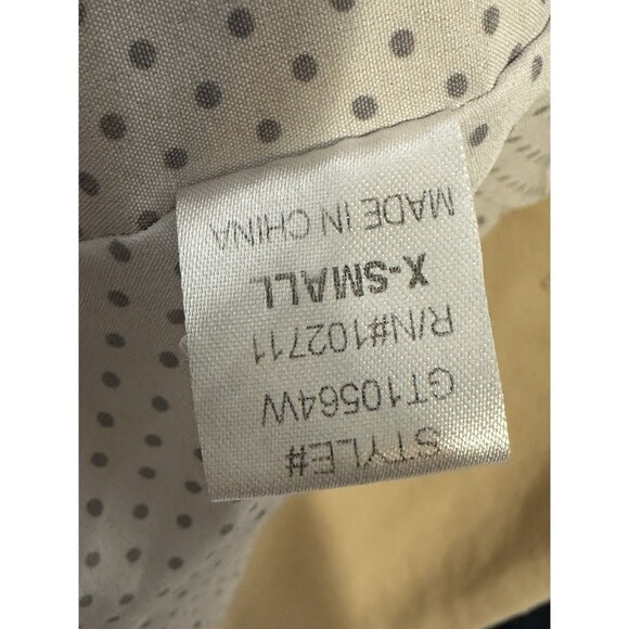 Gibson Look Notch Collar Cotton Blend Blazer Heather beige Single Button XS Work - Picture 5 of 8